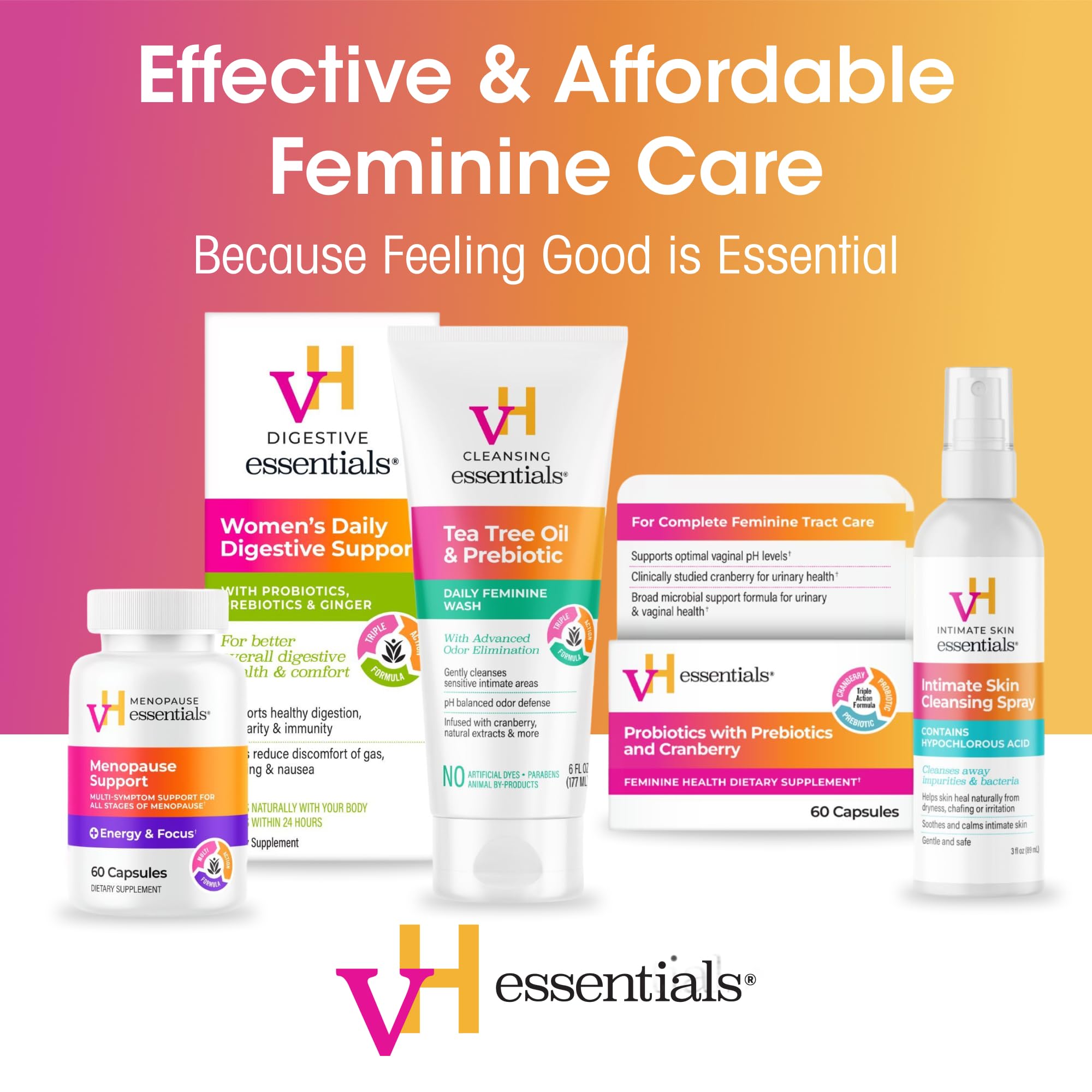 vH Essentials Probiotics for Women with Prebiotics and Cranberry, 120 Ct — Amazon image 7