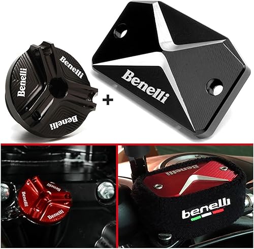 Miniatura 2 de Piezas de recambio Cubierta del depósito del líquido de freno delantero del motor de la motocicleta para Benelli TRK 502 502X Leoncino 500 250 TNT
