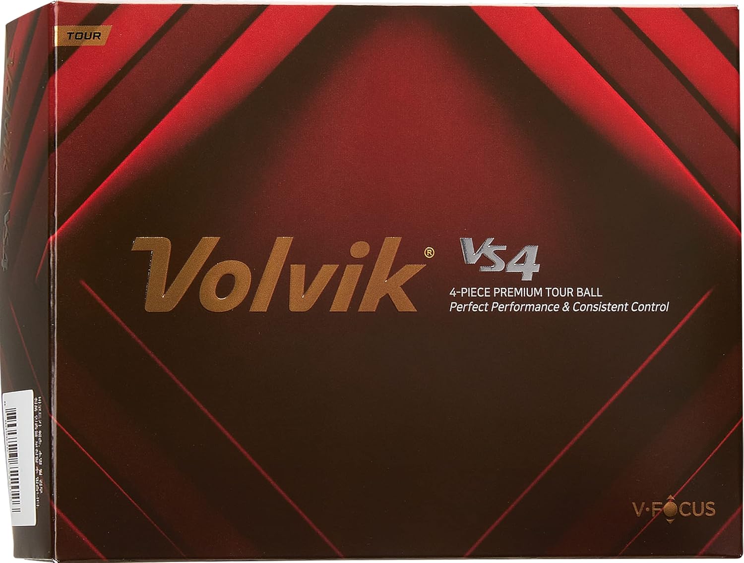 Volvik Tour VS4 Golf Balls: White, Dozen