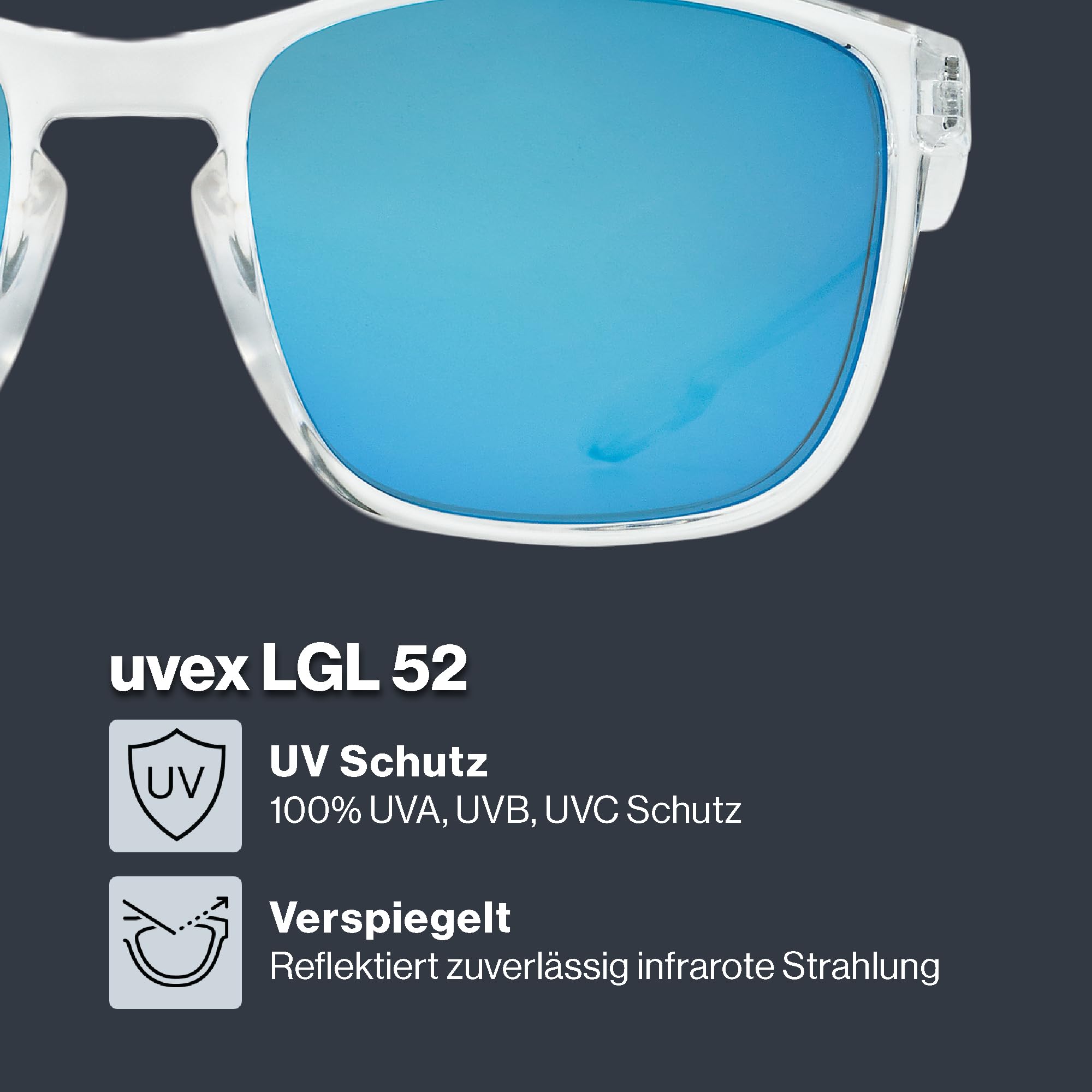 Uvex Unisex Lgl 52 Sunglasses (1er Pack)