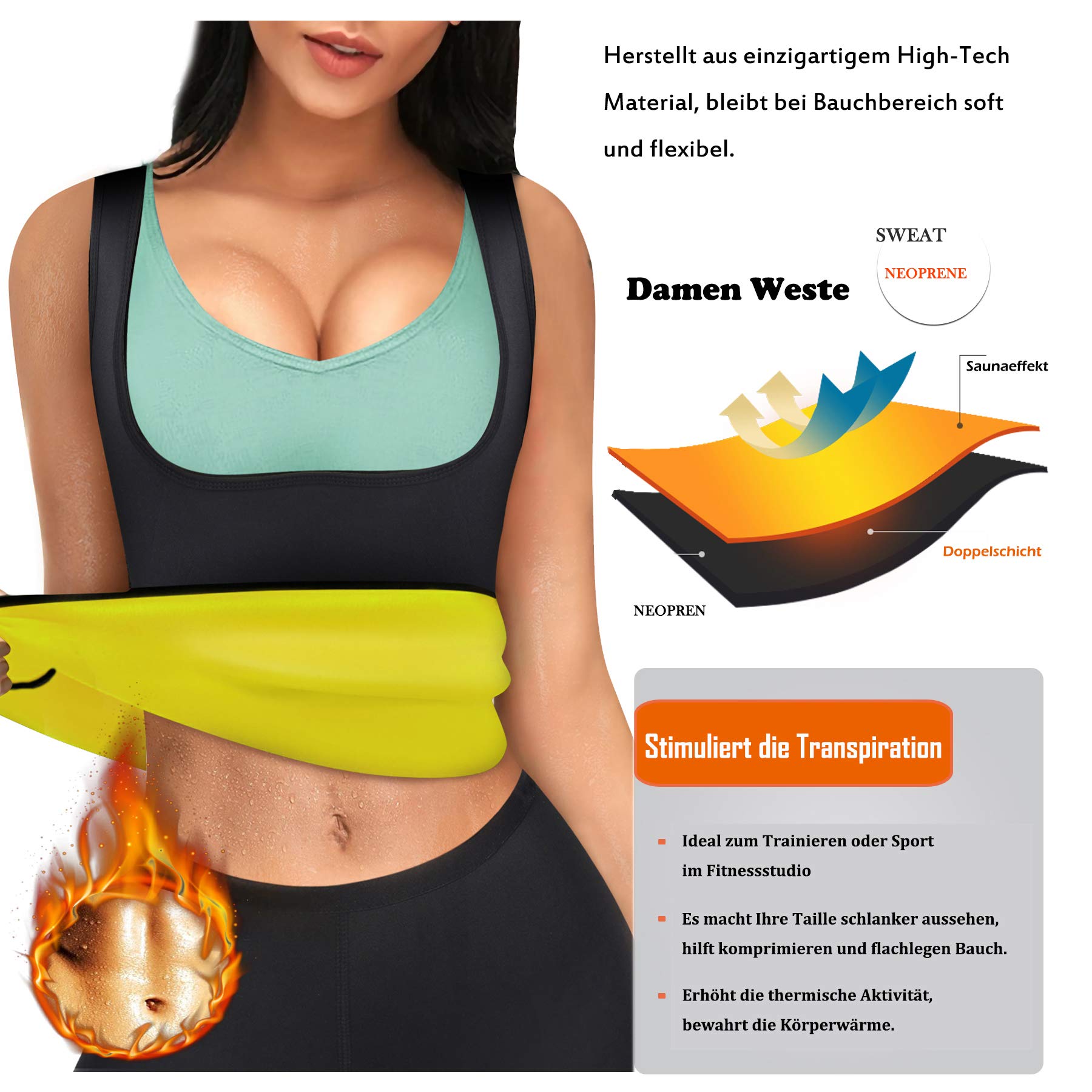 Damska fitness, modelująca figurę, gorset pod biustem, talii, pas do sauny, sport, trening, pas neoprenowy