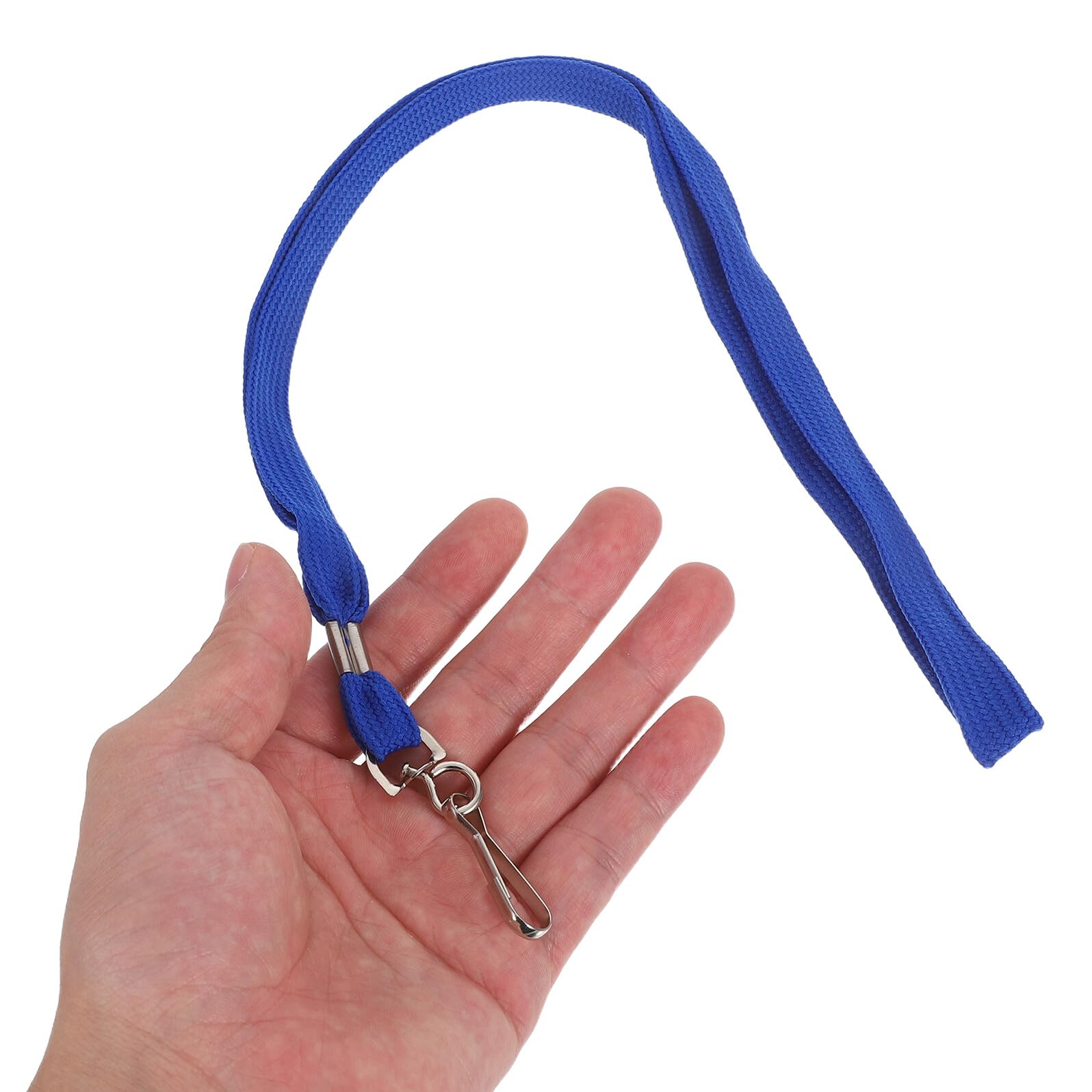 DOITOOL 100 Piezas Cordón para Etiqueta de Nombre Plano con Gancho Cordón para Tarjetero para Identificación para Uso Escolar Oficina y Eventos