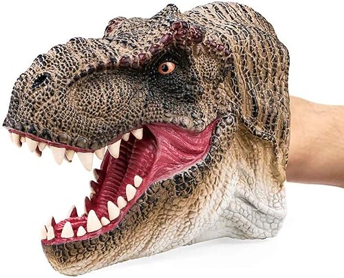 Tyrannosaurus Rex - Juguete de marioneta de mano de dinosaurio para niños y niñas, regalo de 3 a 12, marionetas de dinosaurio, juegos de rol para