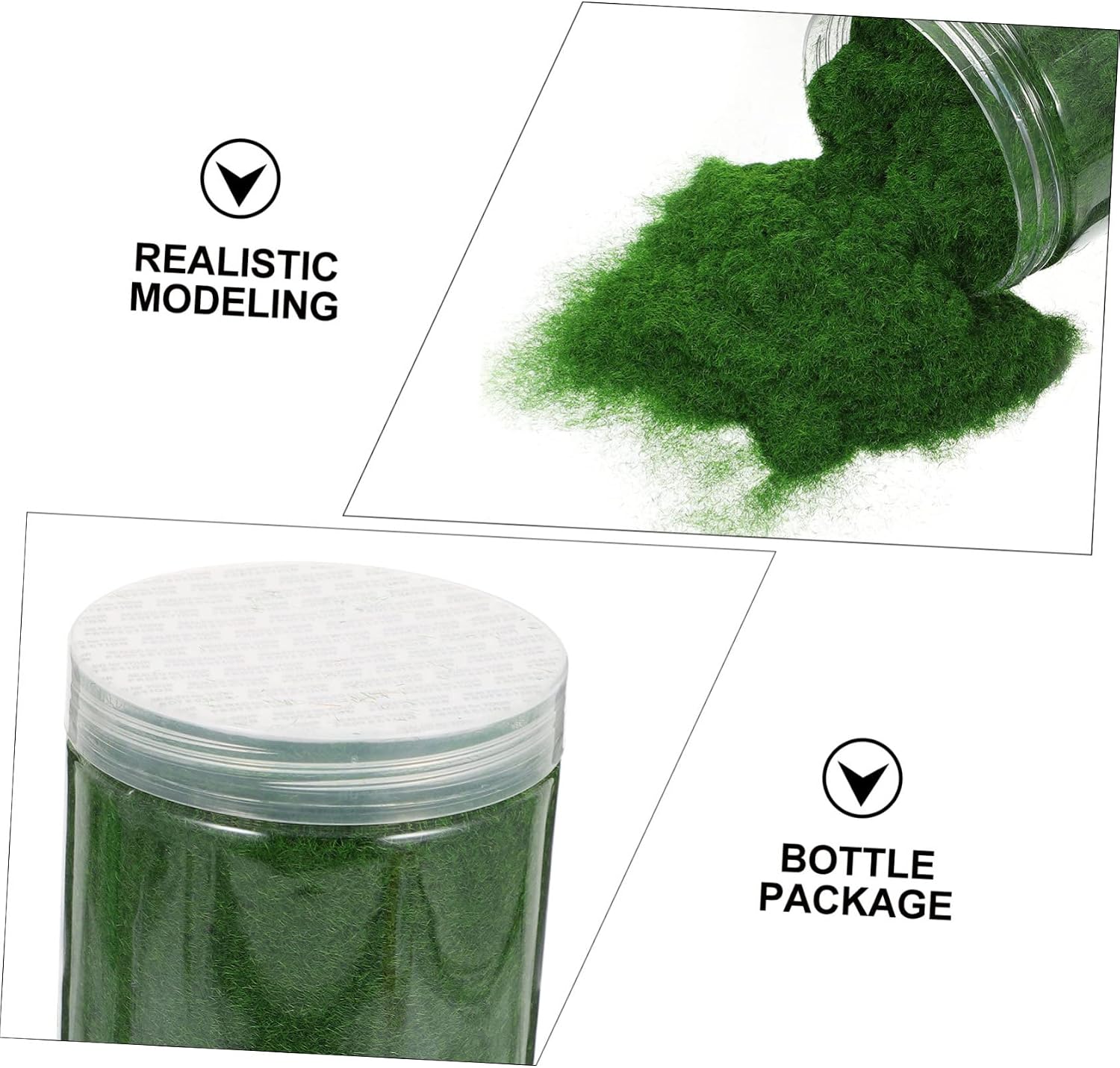 Artificial Moss Powder for Garden Decor Realistic Fake Lawn Powder for Home Office Bar and Landscape Projects Easy to Use Deep