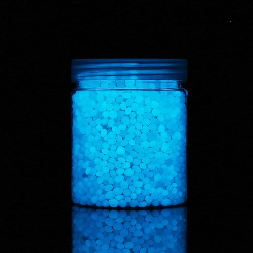 Miniatura 3 de Grava que brilla en la oscuridad, grava de acuario, piedras redondas en forma de guisante, arena decorativa para pecera, acuario, suculenta, jardín,