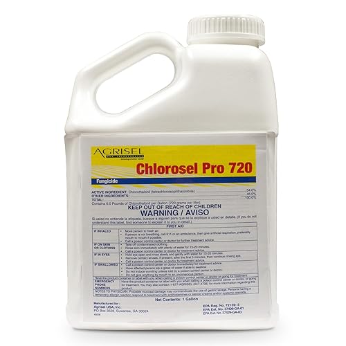 Miniatura 1 de Agrisel Chlorosel Pro 720, versátil control de enfermedades, fórmula resistente a la lluvia, eficaz en más de 100 cultivos, ideal para la