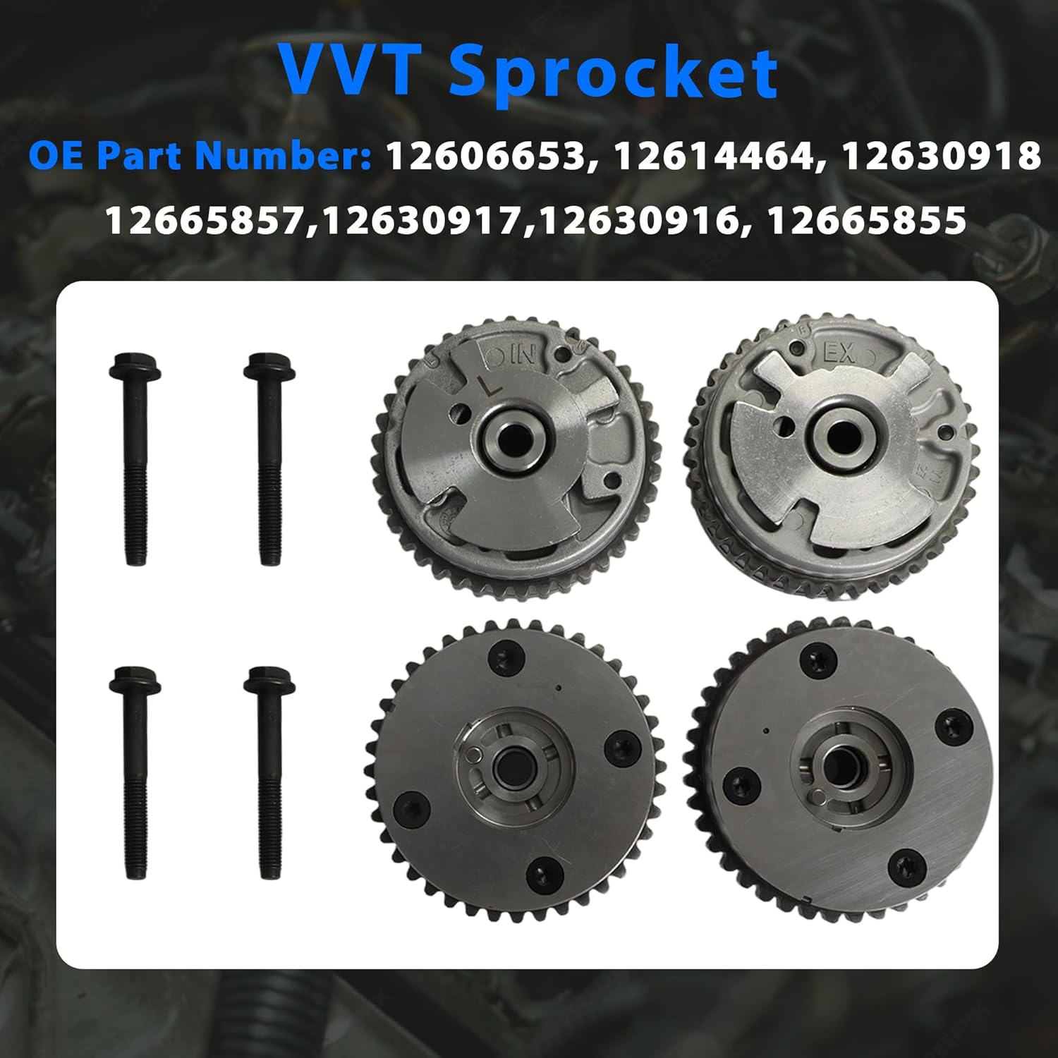 9-0753S Engine Timing Chain Kit w/Water Pump Timing Belt Kit fit for Buick Cadillac CTS SRX Chevrolet GMC Pontiac Saab Saturn Suzuki Acadia Traverse Enclave Caprice Equinox 3.6 3.2 3.0 2.8 2007-2022