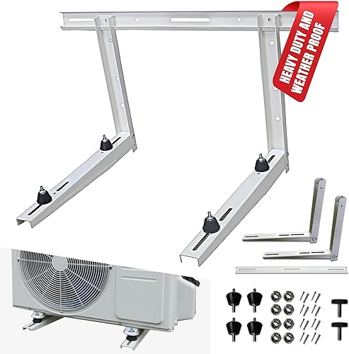 Miniatura 7 de DuctlessAire DA-160 Soporte de montaje en pared - Soportes de montaje al aire libre para aire acondicionado, aire acondicionado de ventana, HVAC,