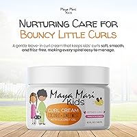 Vista 2 de Crema de rizos para niños con aceite de coco, crema para el cabello rizado, coco y lima Twist, 12 oz