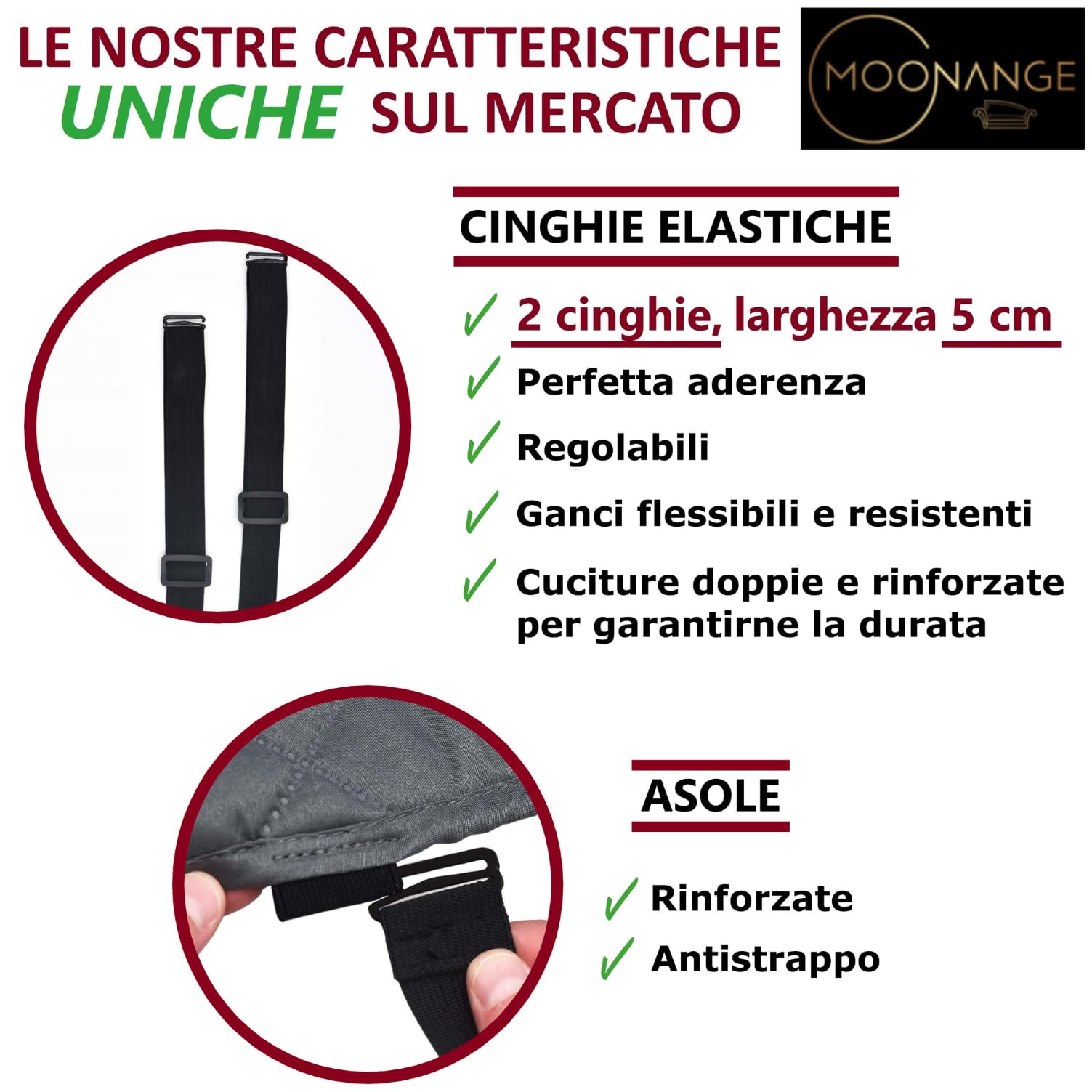 Moonange - Copridivano 4 Posti - Copridivano con Braccioli - Seduta 200 cm - Impermeabile - Reversibile - Antiscivolo - Antimacchia - Antigraffio - Antipelo - Copridivano moderno - Tortora Scuro