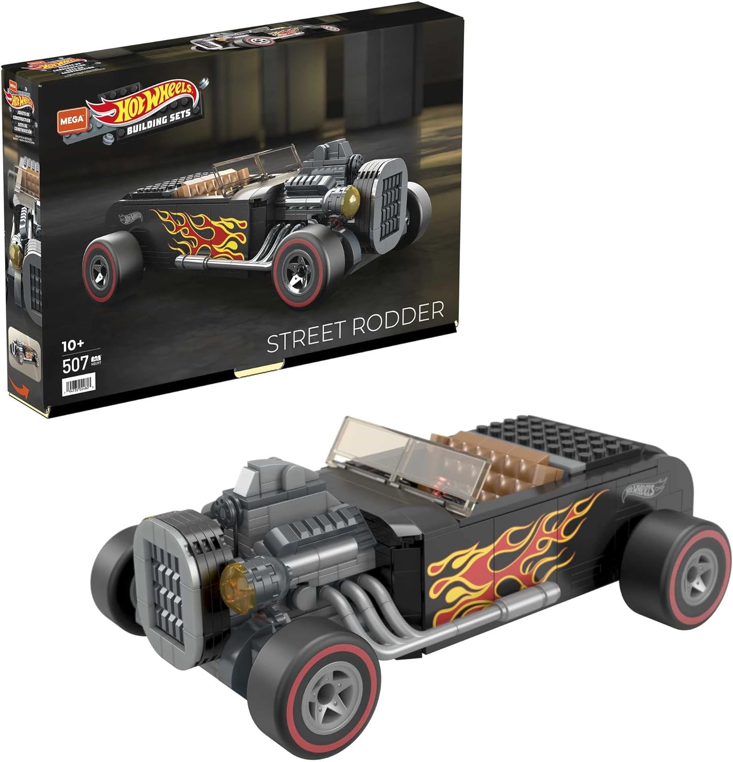 Get Cheap Price Mega Construx Hot Wheels Street Rodder Construction Set, Building Toys for Kids