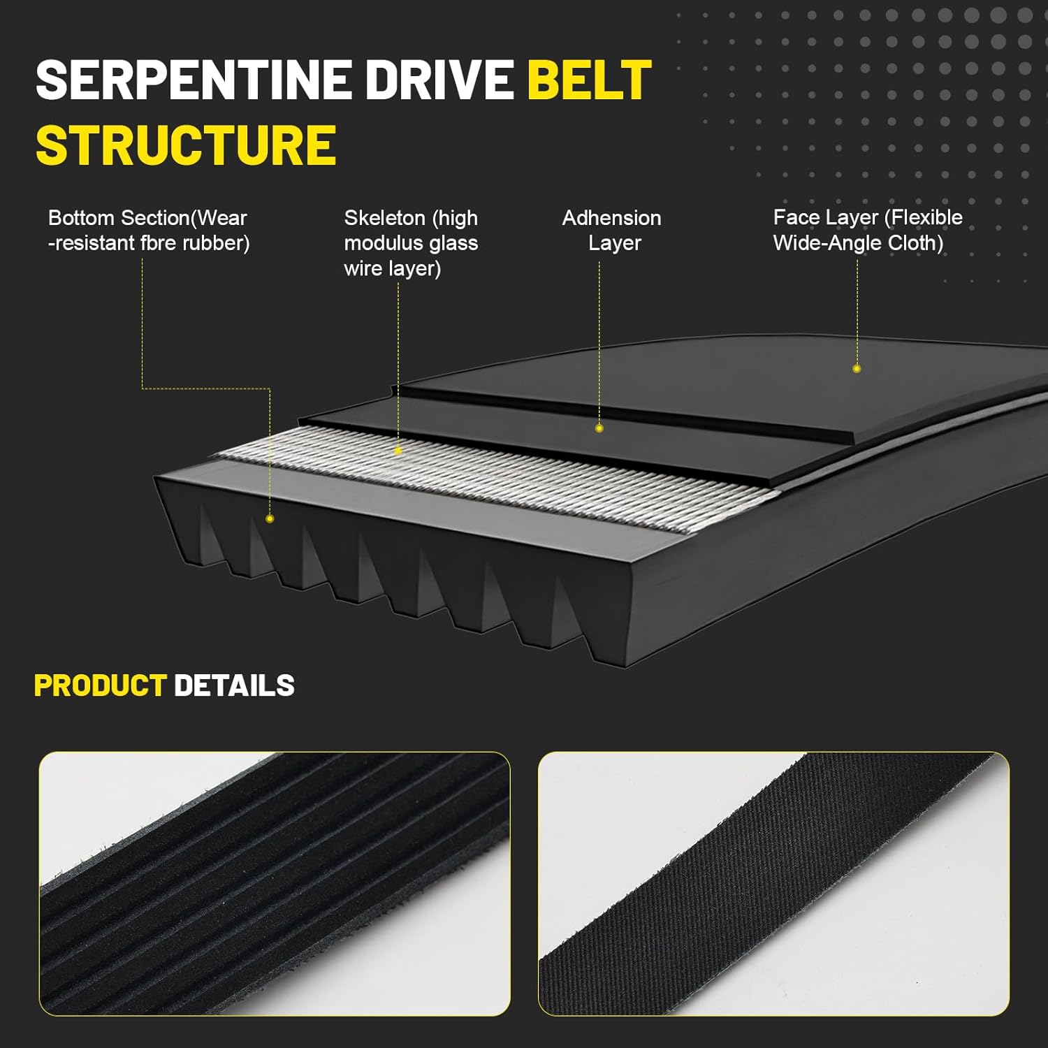 Serpentine Drive Belt Tensioner and Idler Pulley Kit Compatible with 2006-2011 Mercedes-Benz ML350, GL450, G550, SLK300, C280, GLK350, E350, CL550, S550 - Replaces 2722021419, 2722000270, 6PK2404