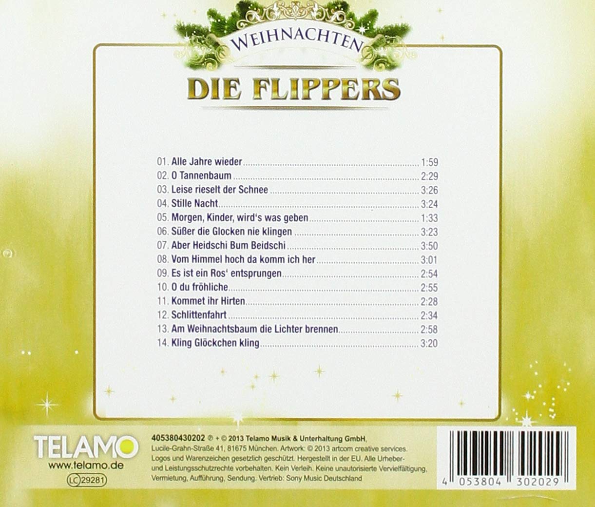 Image secondaire de CD de Noël - Weihnachten par Flippers