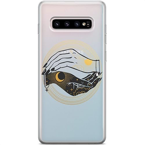 Miniatura 52 de Mertak Funda compatible con Samsung Galaxy S25 Ultra S24 S23 FE 5G S22 Plus S21 S20 S10+ Acuarela Flexible Ligero Muertes Cabeza Polilla Protectora