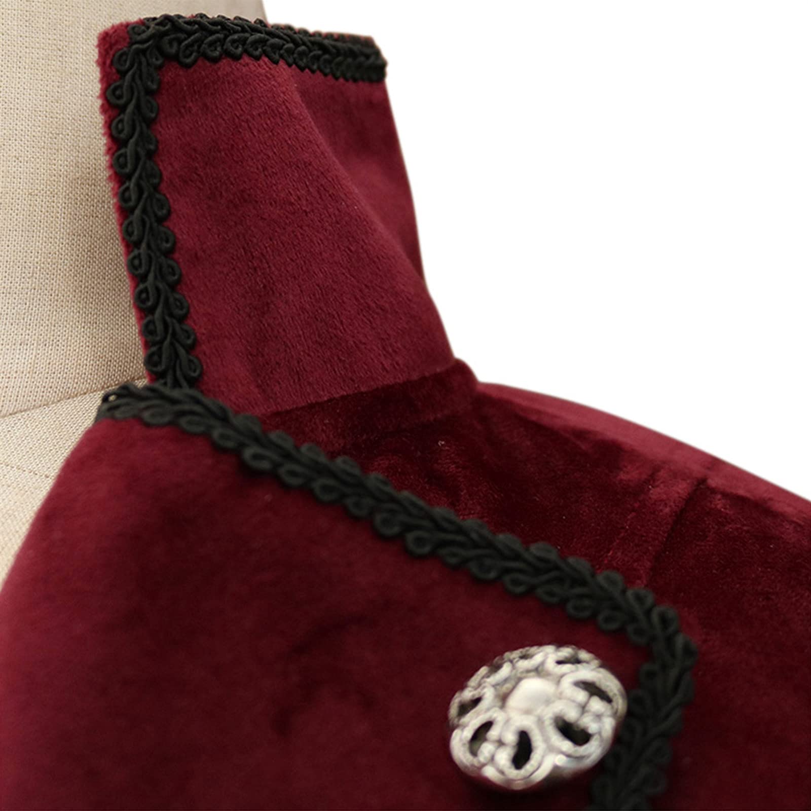 Disfraz Medieval Chaqueta Victoriana Steampunk Para Mujer - Abrigo Gótico, Mangas Largas, Para Halloween