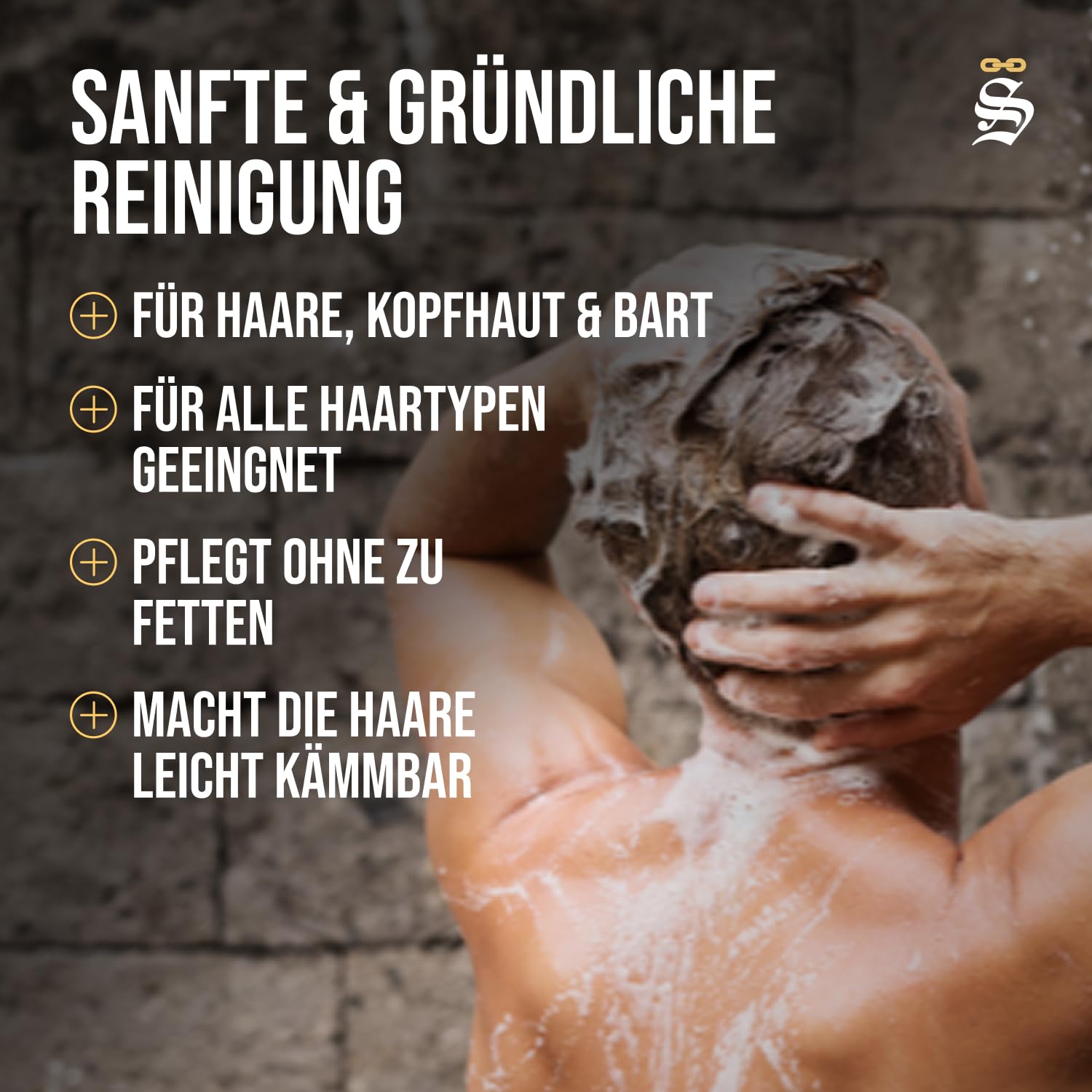 Störtebekker® Premium Shampoo Bar Citrus (6x) - Festes Shampoo Herren & Damen - 3in1 Duschseife Männer für Haare, Kopfhaut & Bart - Feuchtigkeitsshampoo - vegan, handgefertigt - 6x100g