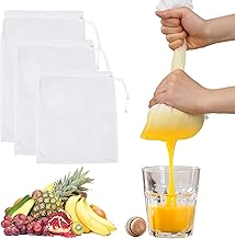 Cheesecloth for Jam, 3 Pcs Muslin Food, Vegetable Milk, Filter Bag, for Vegetable and Fruit Juice, Coffee, Oat Milk, Vegetable Milk (3 Sizes)