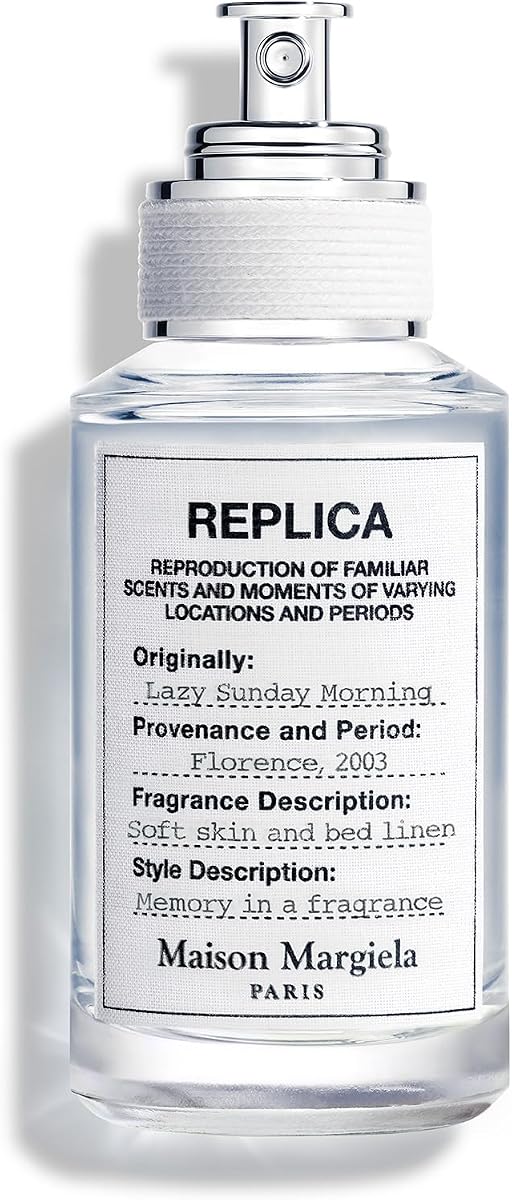 Maison Margiela Replica Lazy Sunday Morning Fresh Fragrance - 1.0 Fl Oz | Eau de Toilette with Lily of the Valley, Iris & White Musks - Long Lasting - Serene Unisex Scent Perfect for Spring & Summer