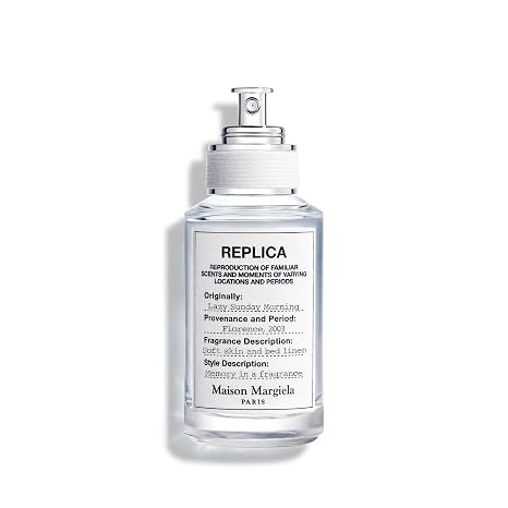 Maison Margiela - Replica - Lazy Sunday Morning Eau de Toilette - Fresh & Floral Fragrance - With Lily of the Valley, Iris Accord & White Musks Accord - 1.0 Fl Oz