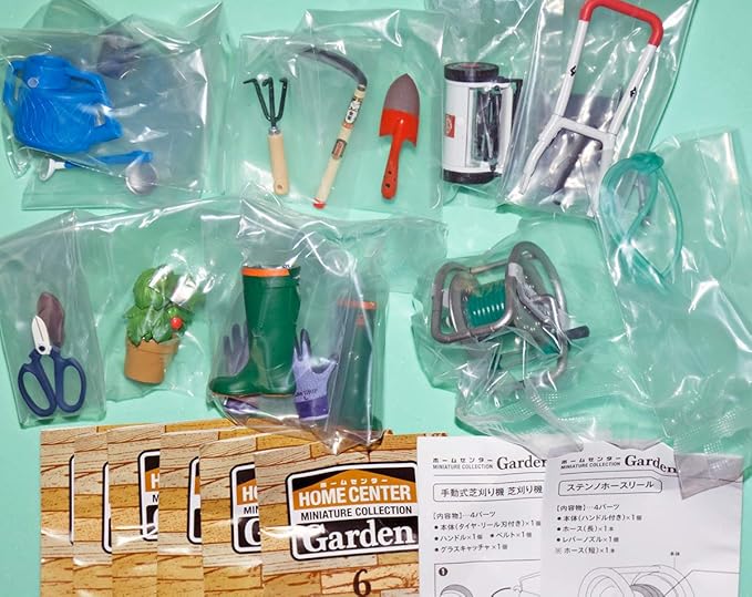 Amazon Co Jp ホームセンター Garden ガーデン ミニチュアコレクション 全6種セット 園芸 ガーデニング ガチャ ガチャポン フィギュア ケンエレファント ホビー 通販