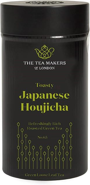 The Tea Makers of London Houjicha Japanese Roasted Green Loose Leaf Tea 125g Caddy