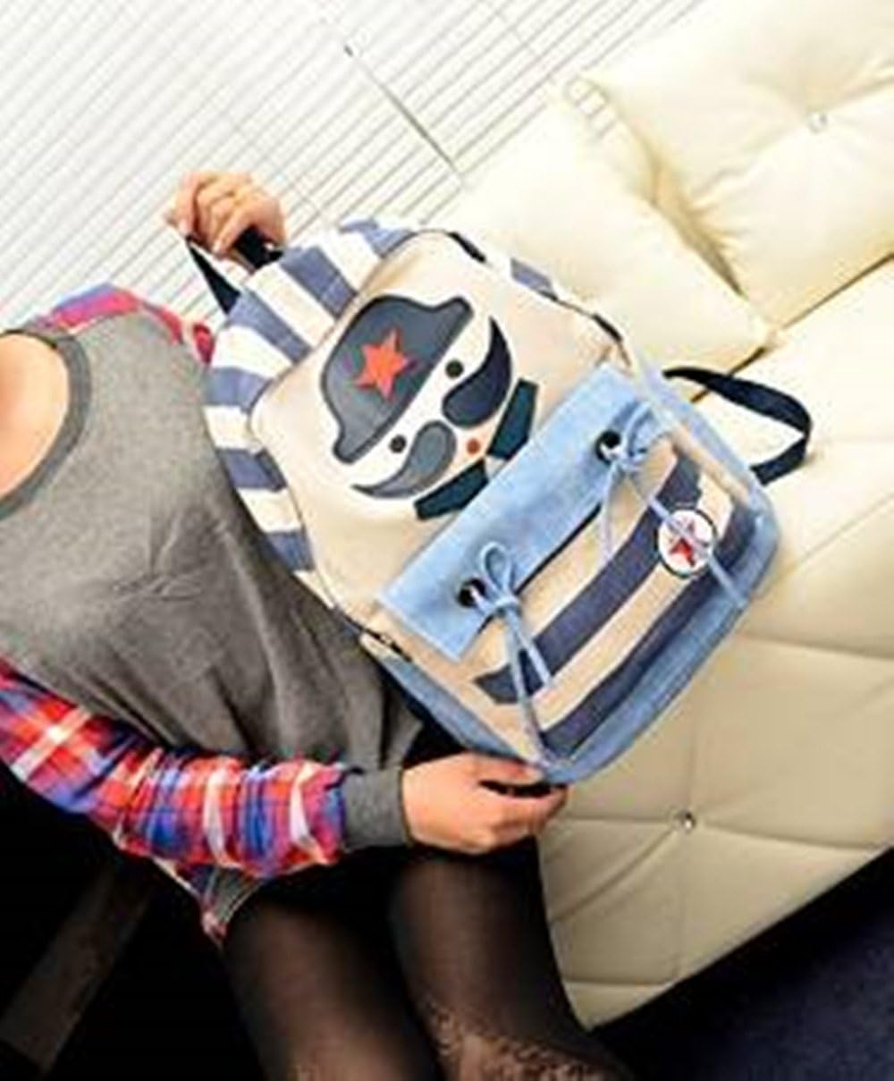 LSQTOP@ Generic Fashion Women Ladies Girls Cute beard rucksack Leisure Traveling bag