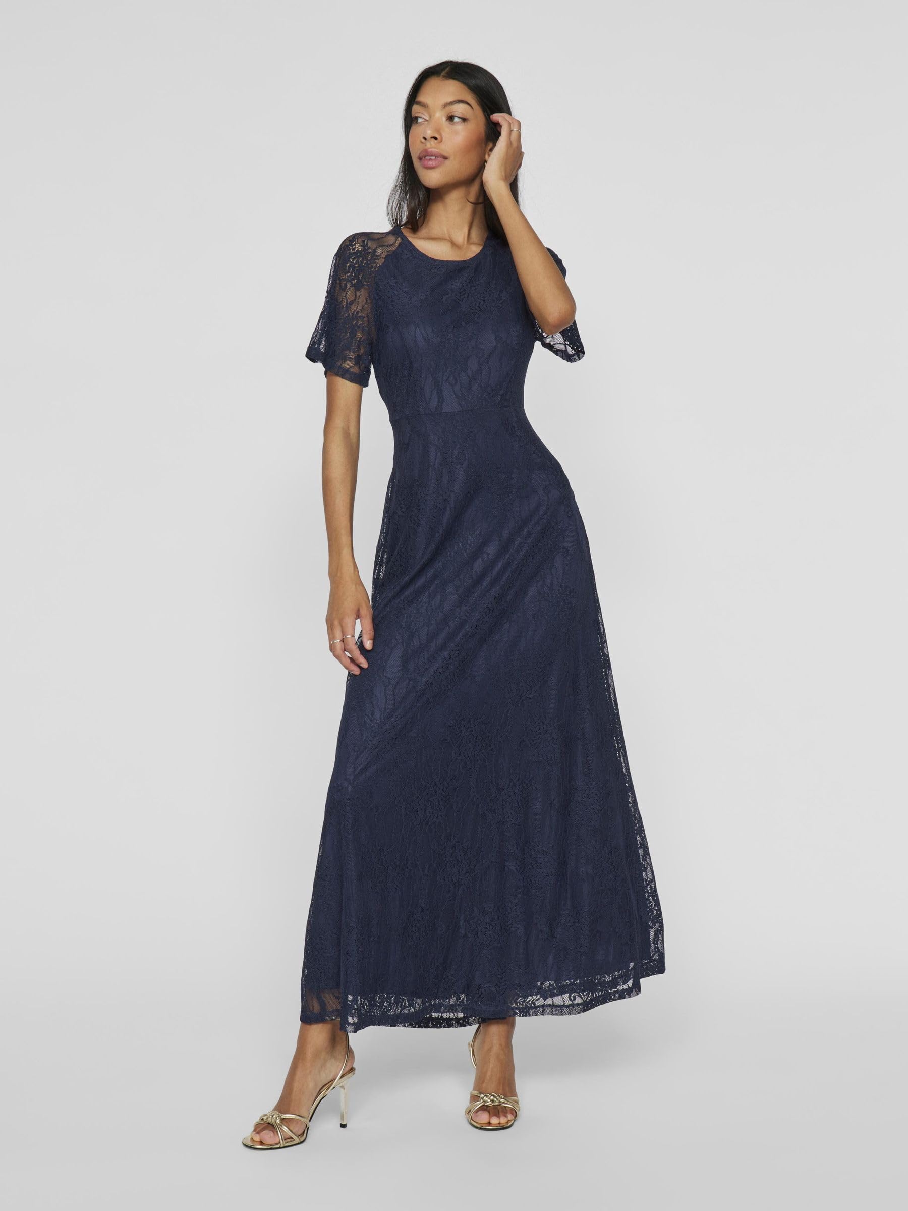 Vila Female Maxikleid VIFEMMA Kurzarm