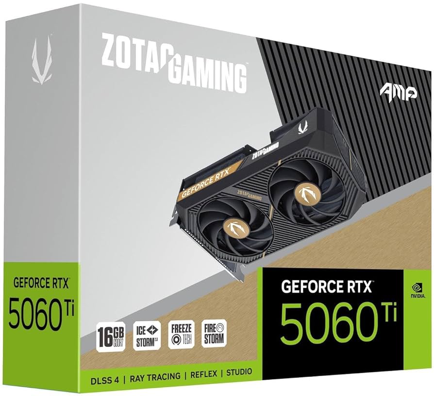 グラフィックボード・グラボ・ビデオカード ZOTAC GeForce RTX 5060 Ti GeForce RTX 5060 Tiを搭載するZOTAC社製グラフィックボード