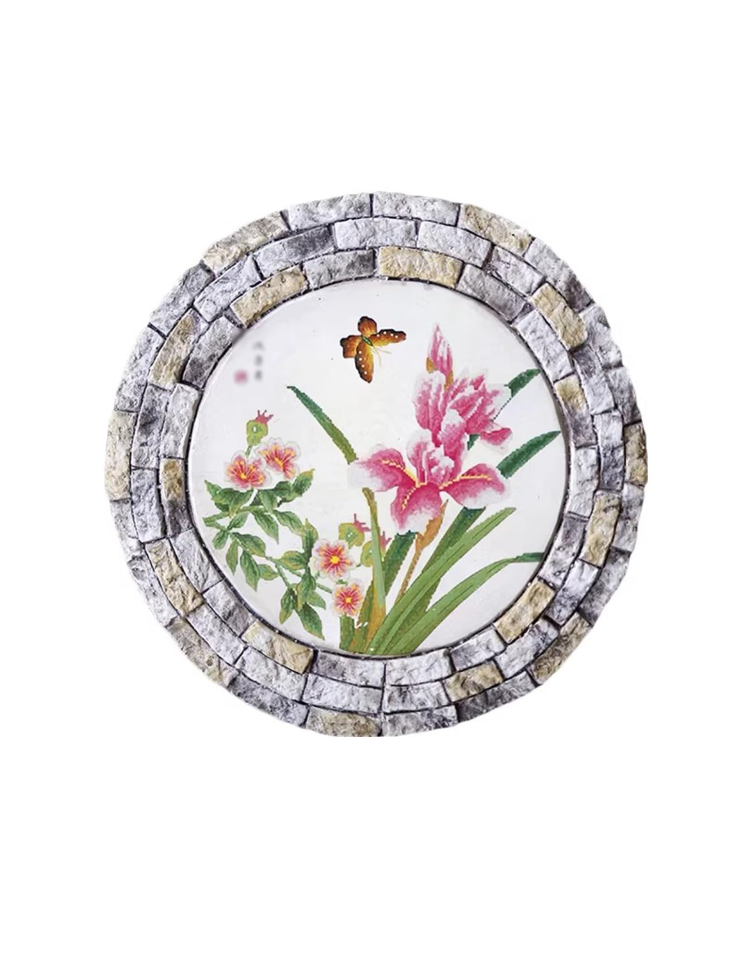 Pas Japonais Extérieur Dalles de Pas Japonais Antidérapantes Décoration paysagère Amovible pour Jardin à enfoncer dans Le Sol for allées, pelouses et Jardins(C)
