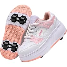 Roller Skate Shoes for Kids Girls Boys Detachable Wheeled Fashion Outdoor Sport Sneakers