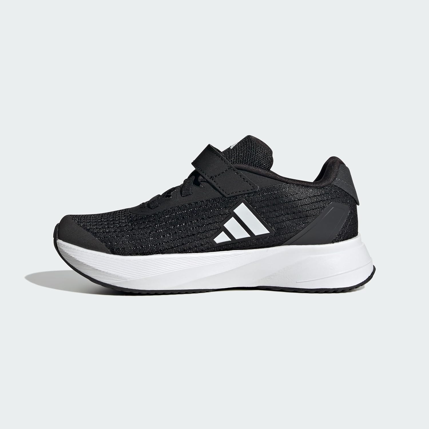 Adidas Unisex-Child Duramo SL Elastic Lace Core Black/White/Carbon 4 - Image 3