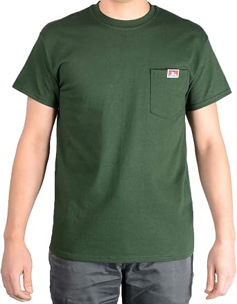 Ben Davis Mens Short Sleeve Heavyweight Pocket T-Shirt