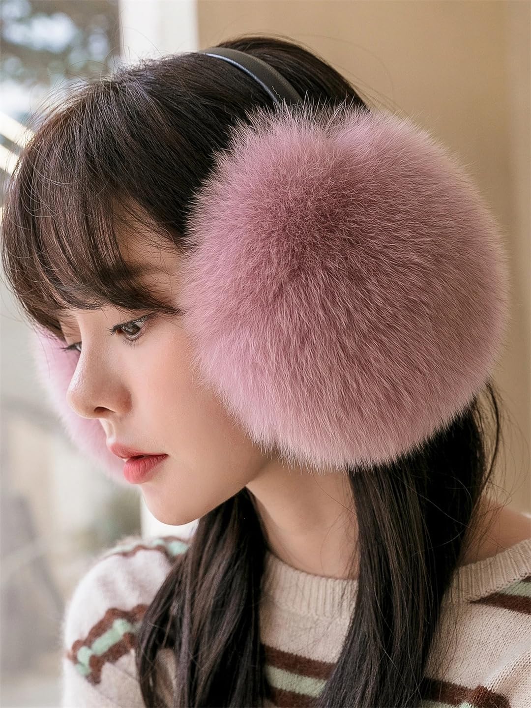 Winter Women's Warm Earmuffs Girls' Earmuffs Oversized Women's Plush Earmuffs Ladies Maor Earmuffs