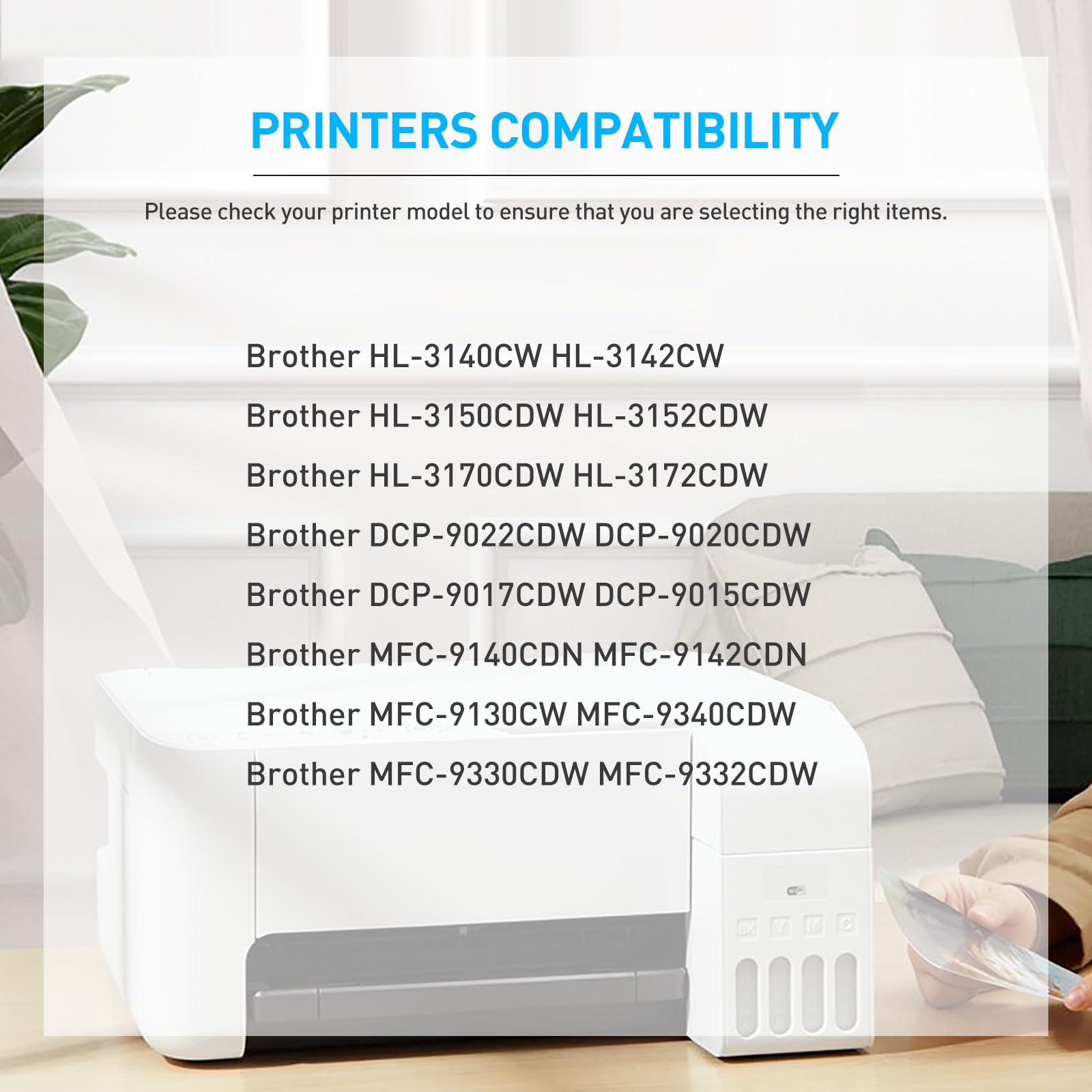 BAISINE DR241CL DR-241CL Compatibile con Brother DR-241CL Tamburo per Brother MFC-9142CDN MFC-9332CDW HL-3142CW HL-3152CDW DCP-9022CDW DCP-9020CDW MFC-9142CDN MFC-9332CDW DCP-9022CDW