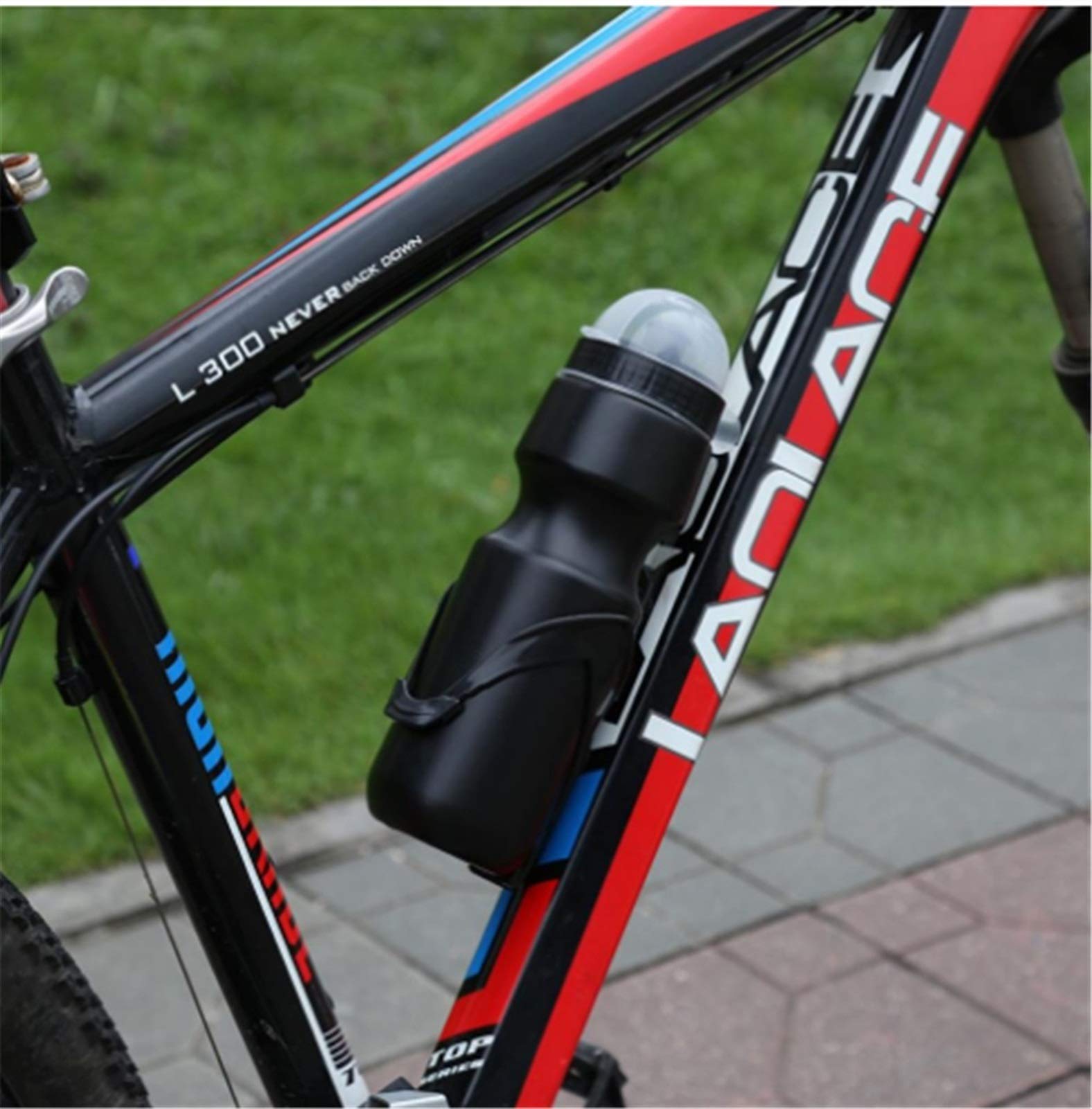 Borraccia da Bicicletta Portatile da 650 ml per Bici da Bicicletta, Ciclismo, Sport, brocca, Bottiglia d'Acqua Fai da Te, con Supporto