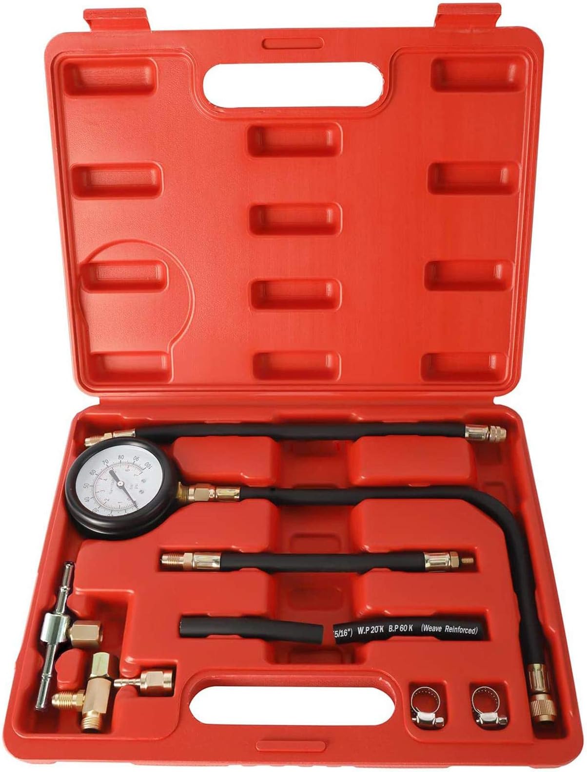 FreeTec Injection Pump Fuel Pressure Tester Tool Set 0-100psi