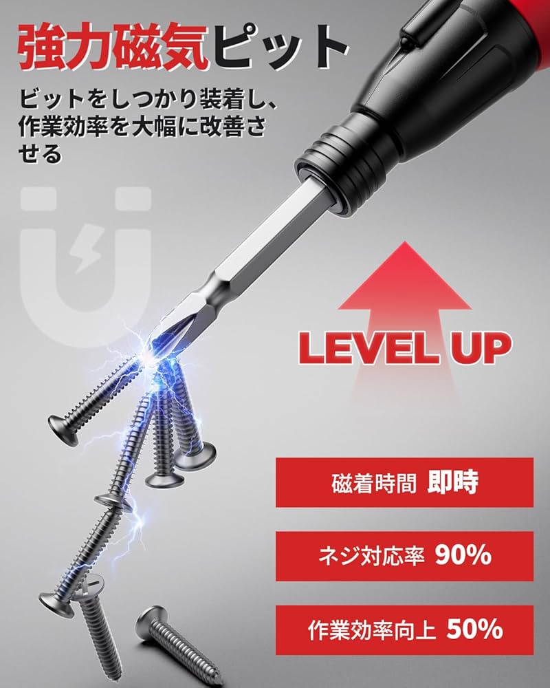 Amazon | 【2025年新スタンダードモデル】 電動ドライバー 小型軽量