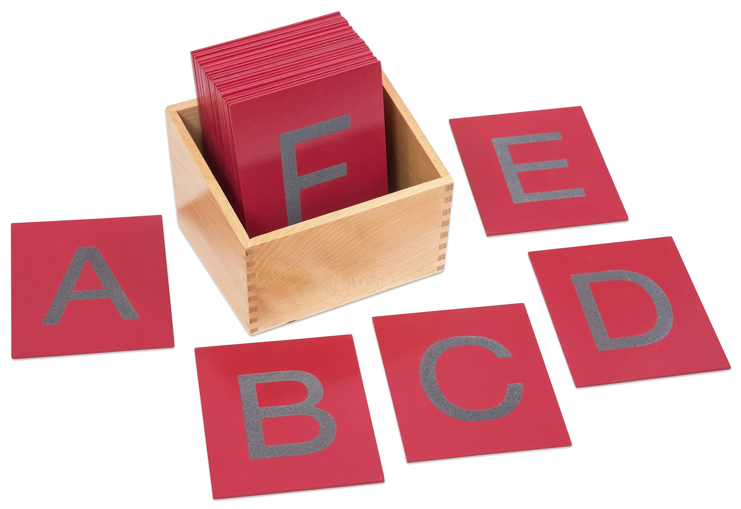 Betzold - Fühl- und Tastplatten, Groß- und Kleinbuchstaben Alphabet Lernmittel Deutsch