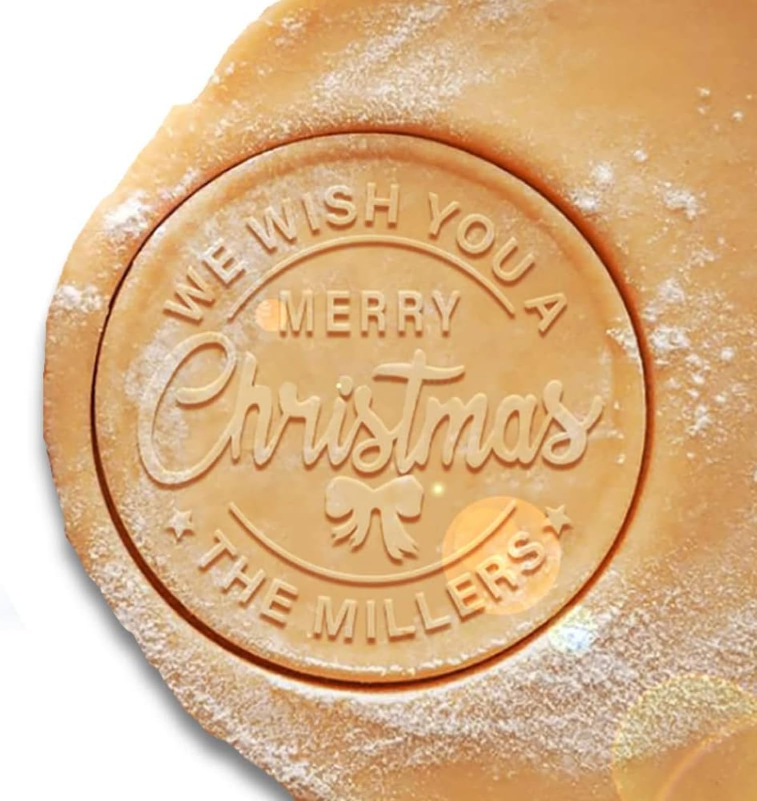 2024 Personalized Christmas Cookie Stamp with your family's last name Great for baking and holiday decorating Ideal gift for bakers - Personalized Christmas Cookie Cutter