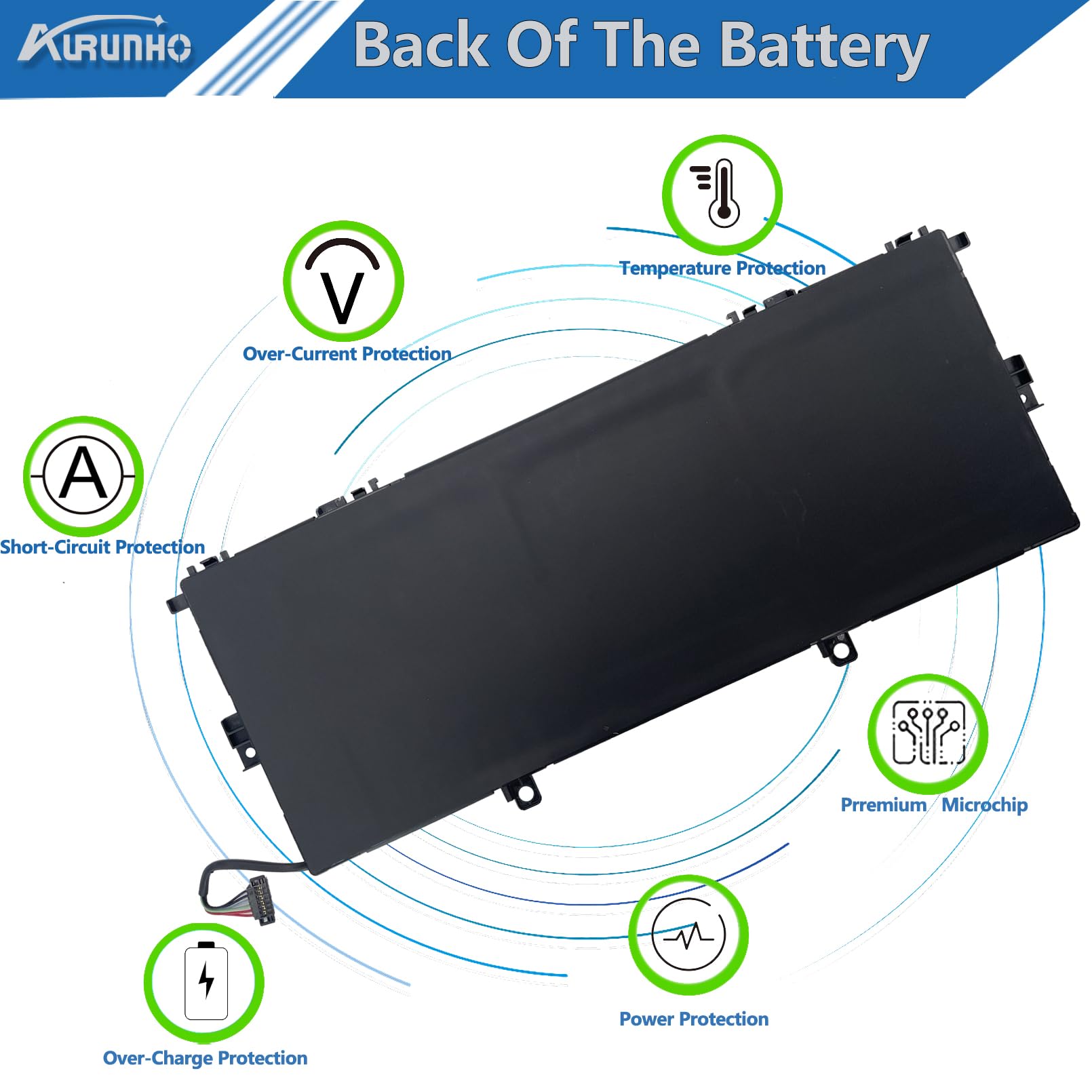 Amazon.com: AURUNHO C31N1724 50Wh Laptop Battery Replacement for