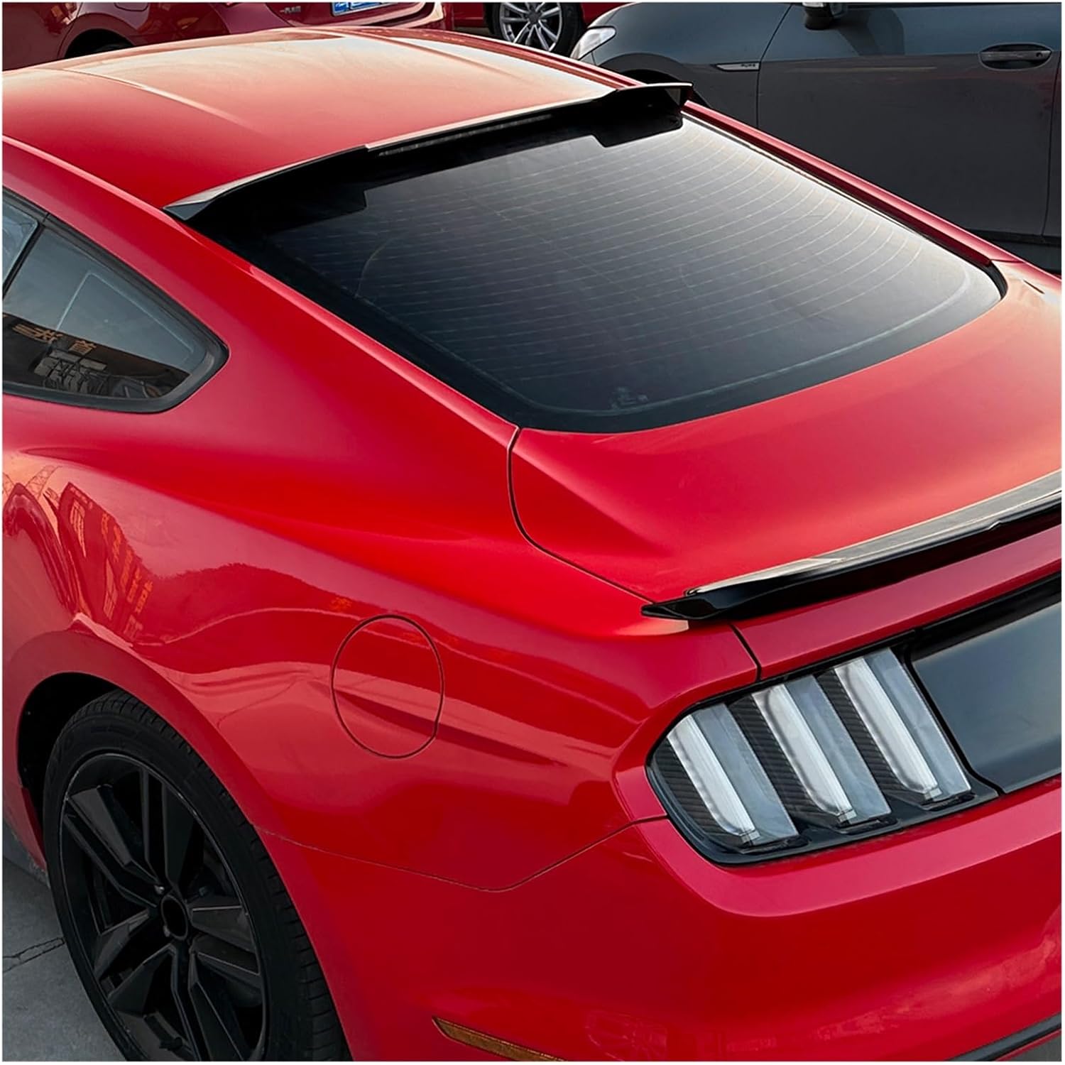 Car Tail Wing Fixed Wind Spoiler Auto Rear Wing Modified Decoration Accessories Compatible For Ford Mustang MK6 2015-2022