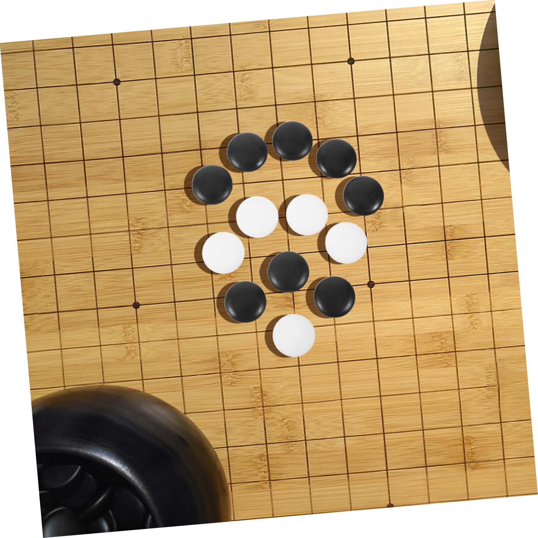 360 PièCes De Jeu De Go en RéSine, Pions RéSistants Aux Chutes, 1.8cm, IdéAl pour Amateurs Et Professionnels, Assortiment De Couleurs, 360pcs