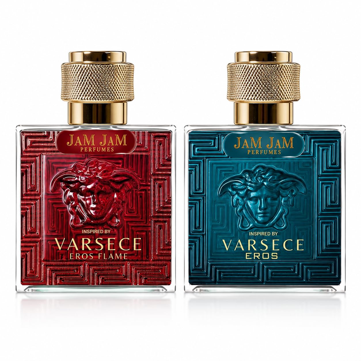Perfume Luxury Men’s Fragrance Combo - Inspired by Varsece Eros & Eros Flame | Long Lasting Eau de Parfum (EDP) | Fresh Mint & Spicy Citrus Scent Set - 2 x 50ml-picture-14