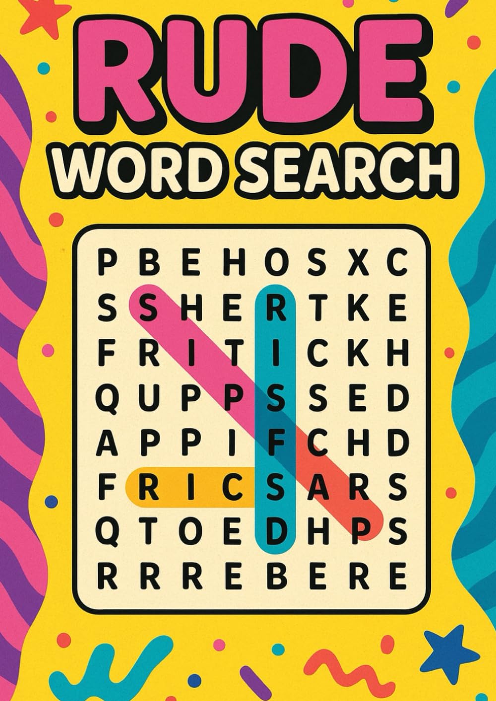 Rude Puzzle Book for Adults