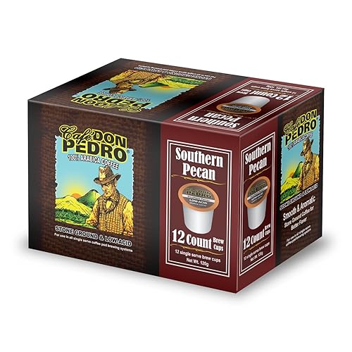 Miniatura 1 de Cafe Don Pedro Cápsulas de café bajas en ácido de Southern Pecan  72 unidades compatibles con cafetera Keurig K Cup  100 arábica