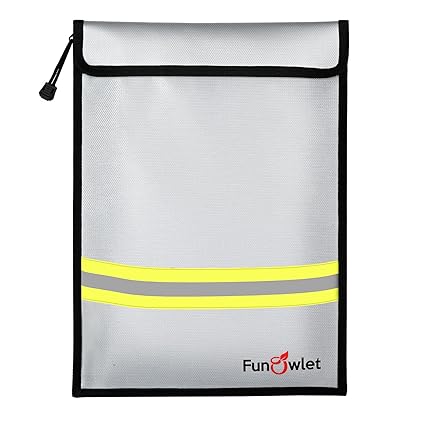 Fireproof Waterproof Money Document Bag - 15