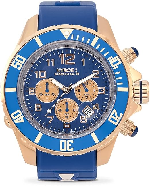 KYBOE! Chrono Rose Navy KYCRG.48-003.15 Mannen Chronograaf LED Horloge :  Amazon.nl: Kleding, schoenen \u0026 sieraden