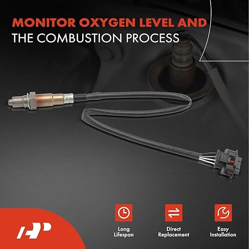Miniatura 2 de A-Premium Sensor de oxígeno O2 compatible con Chevrolet Sonic 2012-2018, Cruze 2011-2015, Cruze Limited 2016 y Porsche 911 2001-2005, Carrera GT y