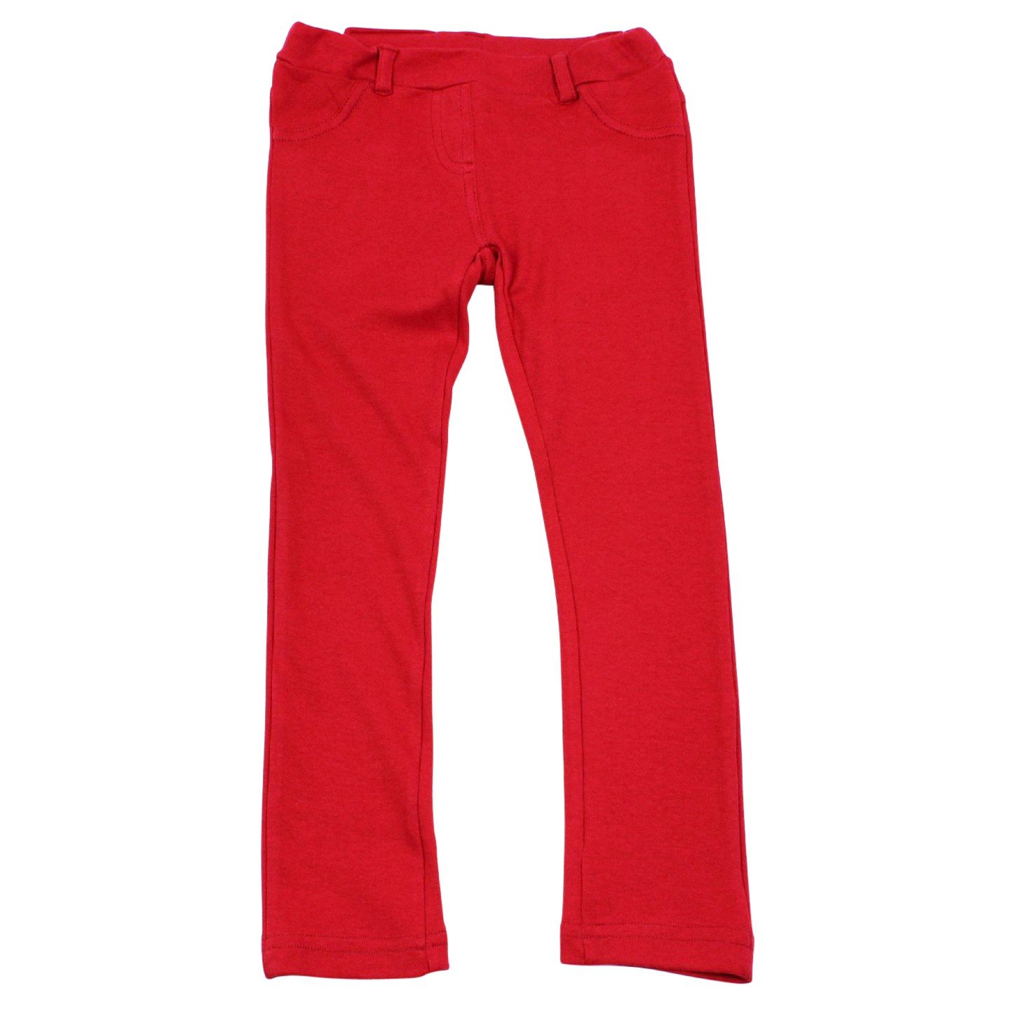 Paglie Girl's Jersey trousers plain red