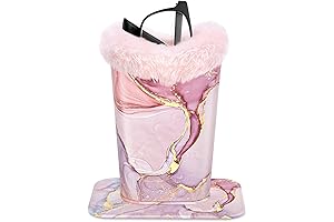 Plush Eyeglass Case Holder With Magnetic Base